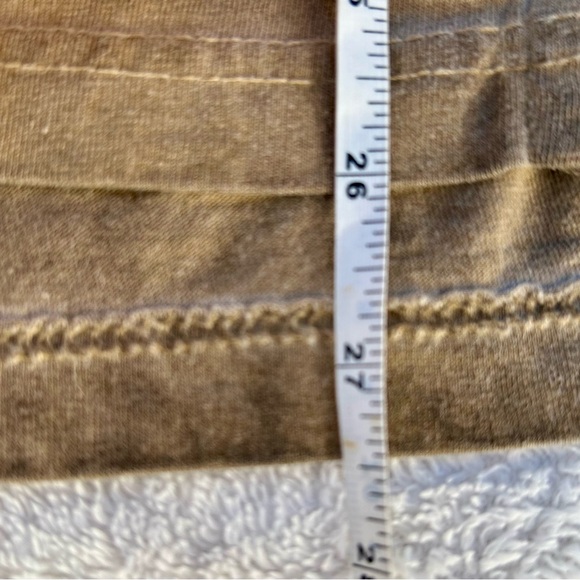 WT02 Tee Shirt Men's Short Sleeve Surface Dyed Tee with Cut Details Sz. Small - Picture 5 of 8